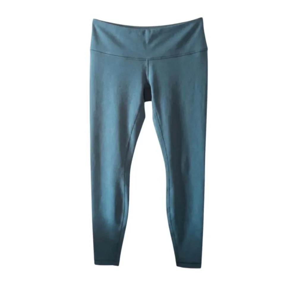 LULULEMON ATHLETICA Wunder Under Pant III In Deep Green Size 8